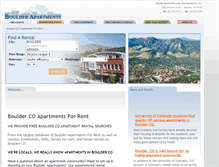 Tablet Screenshot of boulderapartments.com